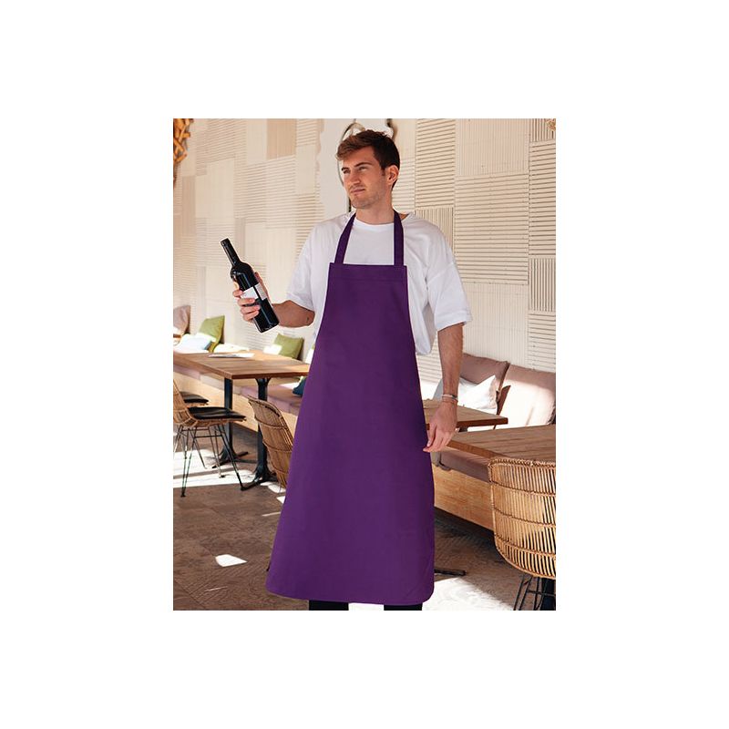 Tablier de barbecue XL en coton et polyester, 240 g/m²