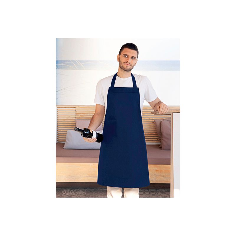 Tablier de barbecue en polyester et coton sergé, 240 g/m²