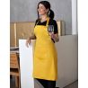 Tablier de barbecue en coton et polyester sergé, poche avant, 200 g/m²