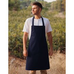 Tablier de barbecue en coton sergé prérétréci, 230 g/m²