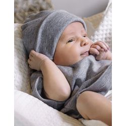 Bonnet bébé coton biologique brossé doux et élastique, 220 g/m²