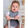 Bavoir bébé en coton biologique, qualité interlock, 220 g/m²