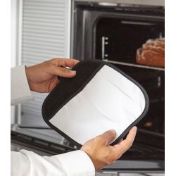 Manique de cuisine en polyester sublimable résistant à la chaleur, 240 g/m²