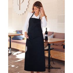 Tablier avec poche poitrine et poche hanche en polyester et coton, 240 g/m²