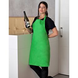 Tablier avec bavette multi-usages en coton et polyester renforcés, 200 g/m²