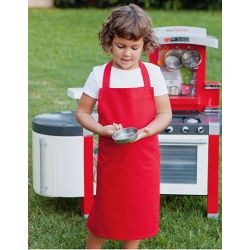 Tablier de cuisine enfant en coton sergé multi-usage, 230 g/m²