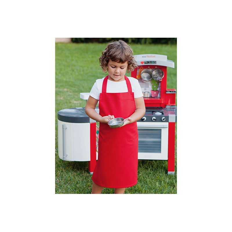 Tablier de cuisine enfant en coton sergé multi-usage, 230 g/m²