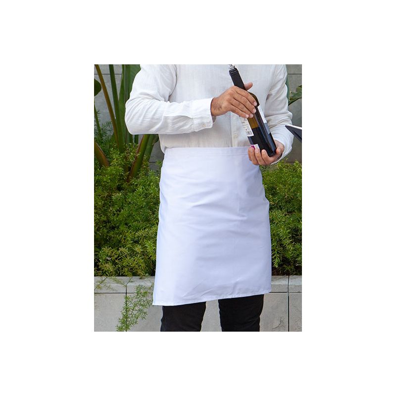 Tablier de boulanger sans poche avec points de tension renforcés, 240 g/m²