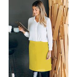 Tablier de boulanger sans poche fabriqué en Europe, 240 g/m²