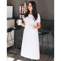 Tablier de cuisine en polyester spécial sublimation avec tissage sergé, 240 g/m²