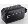 Trousse de toilette en simili cuir avec poches zippées