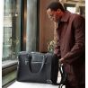 Sacoche en simili cuir avec bandoulière compatible ordinateur 16 pouces