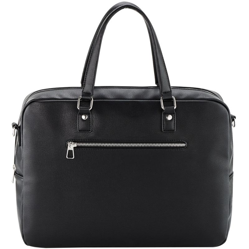 Sacoche en simili cuir avec bandoulière compatible ordinateur 16 pouces