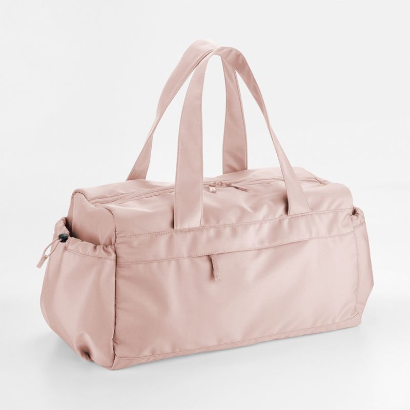 Sac de voyage en polyester recyclé avec poches et ouverture zippée