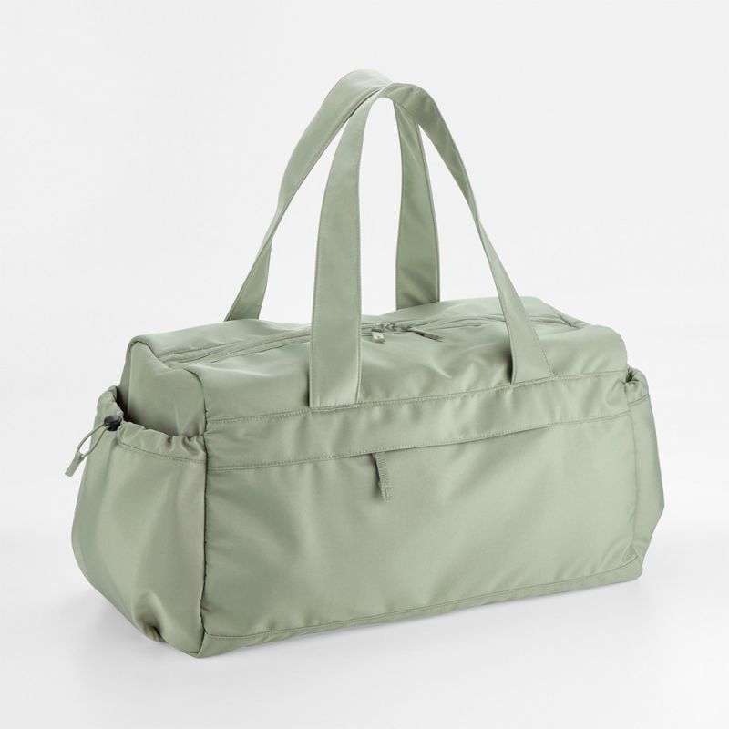 Sac de voyage en polyester recyclé avec poches et ouverture zippée