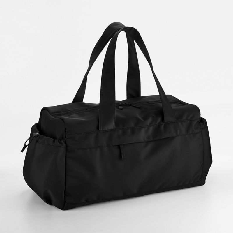 Sac de voyage en polyester recyclé avec poches et ouverture zippée