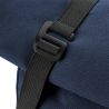 Sac à dos en polyester déperlant 300D fermeture à enroulement, bandes réfléchissantes