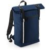 Sac à dos en polyester déperlant 300D fermeture à enroulement, bandes réfléchissantes
