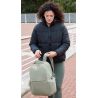 Sac à dos en polyester recyclé avec compartiment pour ordinateur portable