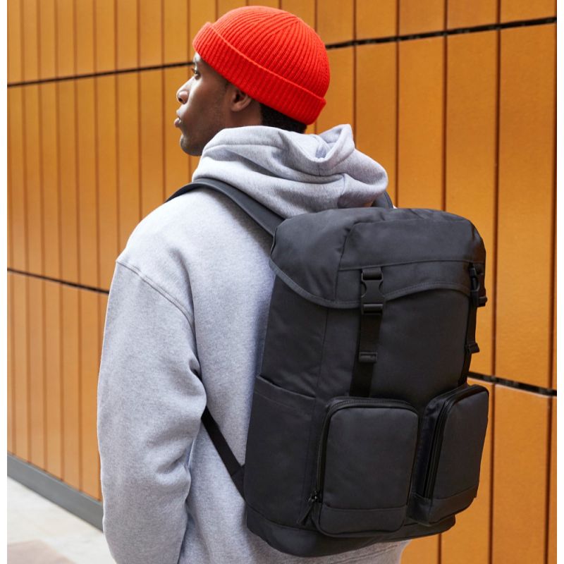 Sac à dos imperméable pour ordinateur portable en polyester recyclé, 21 litres