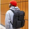 Sac à dos imperméable pour ordinateur portable en polyester recyclé, 21 litres