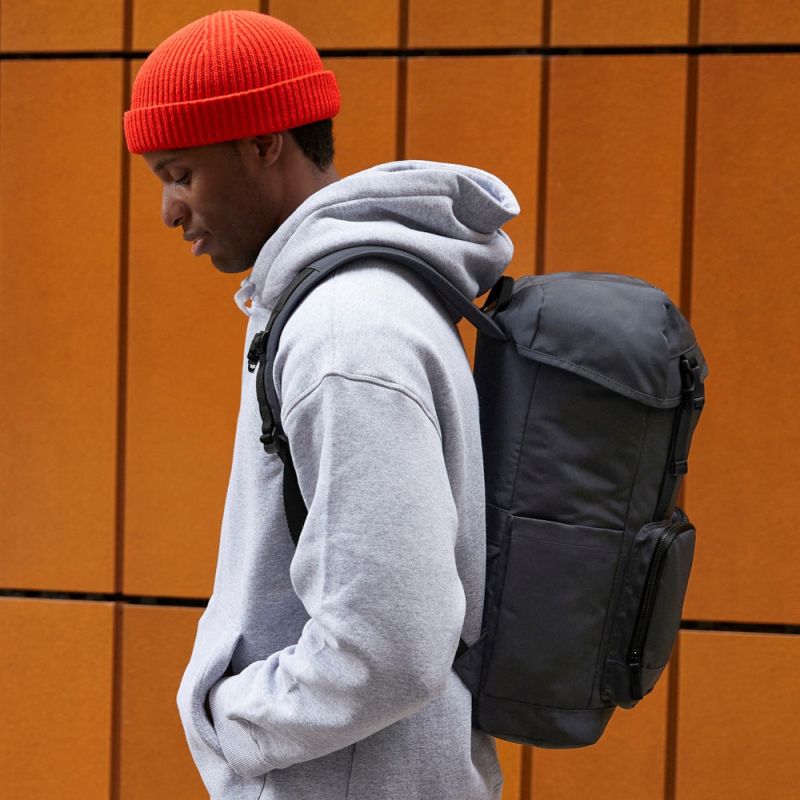 Sac à dos imperméable pour ordinateur portable en polyester recyclé, 21 litres
