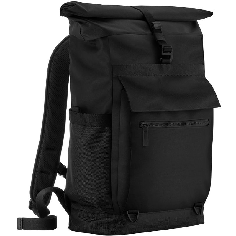 Sac à dos pour ordinateur en polyester recyclé, fermeture par enroulement, 22 litres