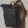 Sac à dos pour ordinateur en polyester recyclé, fermeture par enroulement, 22 litres