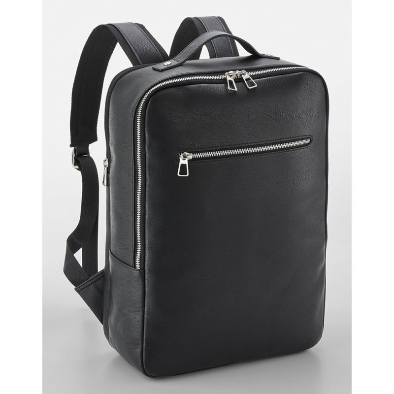 Sac à dos en simili cuir avec compartiment pour ordinateur portable, 10 litres