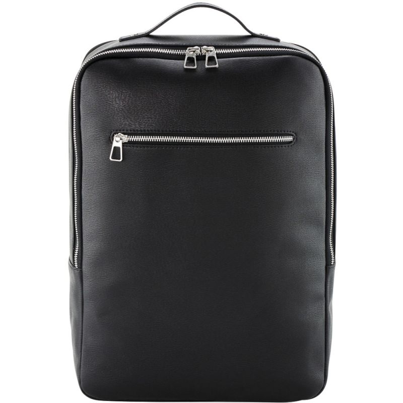 Sac à dos en simili cuir avec compartiment pour ordinateur portable, 10 litres