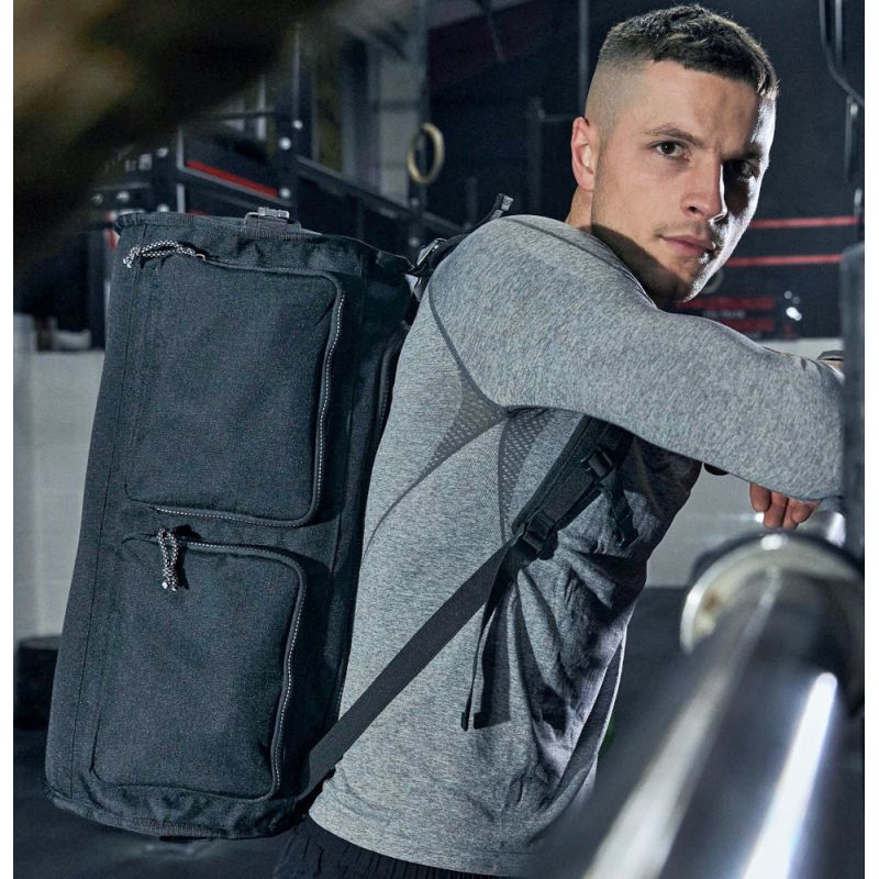Sac à dos et de voyage recyclé, bretelles réglables pour utilisation en sac à dos ou en cabas