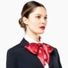 Foulard satiné chic et tendance, format 140 x 25 cm
