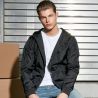 Veste à capuche coupe-vent, zip contrasté, respirante et imperméable