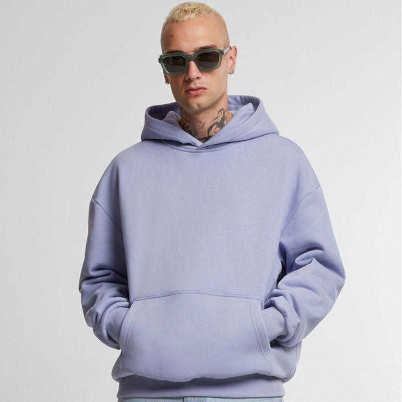 Sweat à capuche oversize, poche Kangourou, pas de cordon de serrage à la capuche, 500 g/m²