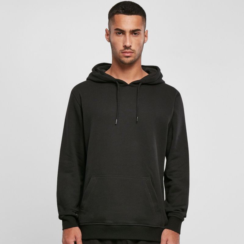 Sweat capuche très lourd en coton, poche kangourou, grande capuche, 460 g/m²