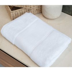 Serviette de bain en coton biologique épaisse et absorbante, format 70 x 140 cm, 600 g/m²