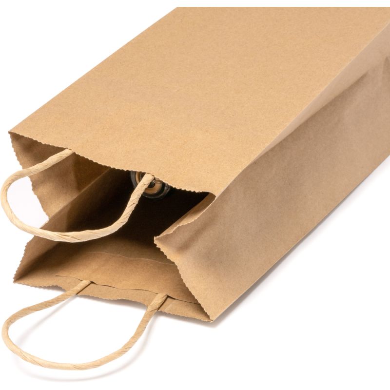 Sac papier 100 g/m² en finition naturelle