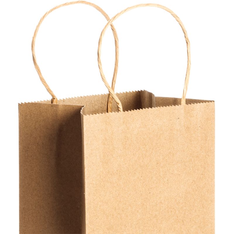Sac papier 100 g/m² en finition naturelle