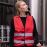Gilet de sécurité fonctionnel hi-vis en polyester avec bandes réfléchissantes, 120 g/m²