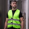 Gilet de sécurité fonctionnel hi-vis en polyester avec bandes réfléchissantes, 120 g/m²