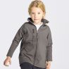 Veste softshell enfant 3 couches, membrane respirante, intérieur en micropolaire, 300 g/m²