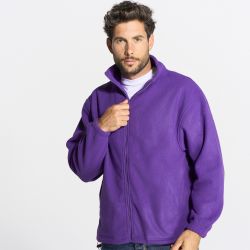 Veste polaire homme, fermeture grand zip, 2 poches zippées, 300 g/m²