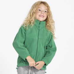 Veste polaire enfant, fermeture grand zip, 2 poches zippées, 300 g/m²