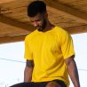Tee-shirt de sport homme col rond manches raglan, 130 g/m²