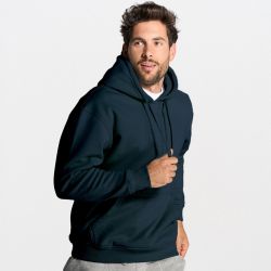 Sweat capuche poche kangourou, cordon de serrage ton sur ton, 290 g/m²