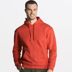 Sweat à capuche avec cordon de serrage ton sur ton, 275 g/m²