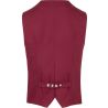 Gilet pour homme de service raffiné avec coupe ajustée et pinces, 215 g/m²
