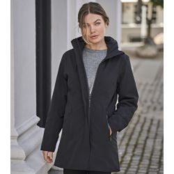 Parka femme mi-longue toutes saisons moderne et sportive, 260 g/m²