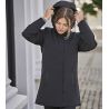 Parka femme mi-longue toutes saisons moderne et sportive, 260 g/m²