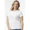 Tee-shirt femme col rond en coton jersey, HEAVY cotton, coupe cintrée, 185 g/m²